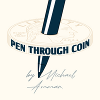 Pen Through Coin by Michael Ammar - Refill
