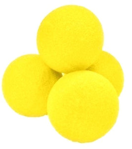 1" Super Soft Sponge Ball (Yellow) 4-Pack