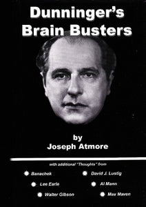 Dunninger's Brain Busters by Joseph Atmore - Book