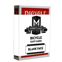 Blank Face Bicycle Cards (Red)