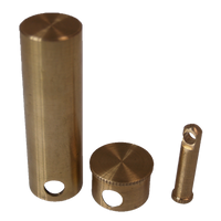 Pro Bill Tube (Brass) by Premium Magic - Trick
