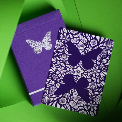 Butterfly Playing Cards (Royal Purple Edition) by Ondrej Psenicka