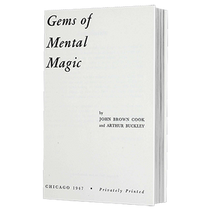 Gems of Mental Magic by Arthur Buckley and The Conjuring Arts Research Center - eBook DOWNLOAD