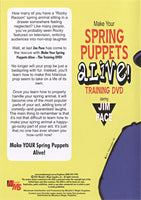 Make Your Spring Puppets Alive - Training DVD by Jim Pace - DVD
