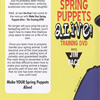 Make Your Spring Puppets Alive - Training DVD by Jim Pace - DVD