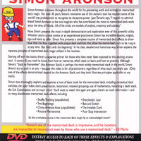 Sessions With Simon: The Impossible Magic Of Simon Aronson Volume 3 (Memorized Deck) - DVD