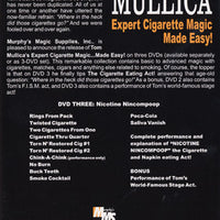 Expert Cigarette Magic Made Easy - Vol.3 by Tom Mullica - DVD