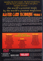 World's Greatest Magic: Master Card Technique Volume 1 - DVD
