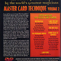World's Greatest Magic: Master Card Technique Volume 2 - DVD