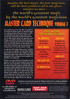 World's Greatest Magic: Master Card Technique Volume 3 - DVD
