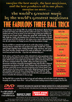 World's Greatest Magic: Fabulous Three Ball Trick - DVD
