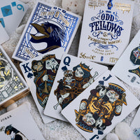 Odd Fellows 'The Dude' Playing Cards (Golden Snowflake)