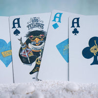 Odd Fellows 'The Dude' Playing Cards (Golden Snowflake)
