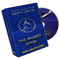McAbee Rings (Gold Rings and DVD) by Martin Lewis - Trick
