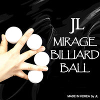 JL Lukas Ball by JL (WHITE, 3 Balls and Shell) - Trick
