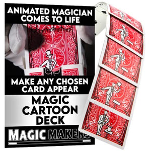 Magic Cartoon Deck (Bicycle) by Magic Makers