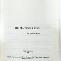 Magic of Riedel by James M. Klein - Book