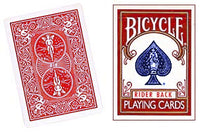 Assorted Red Back Bicycle One Way Forcing Deck (assorted values)
