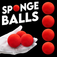 Sponge Balls (2" Red 4-Pack) by Magic Makers

