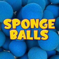 Sponge Balls (1.5" Blue 4-Pack) by Penguin Magic