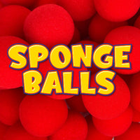 Sponge Balls (3" Red 4-Pack) by Penguin Magic