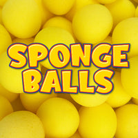 Sponge Balls (1.5" Yellow 4-Pack) by Penguin Magic