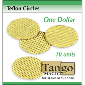 Teflon Circles Dollar size 10 units (T002) by Tango
