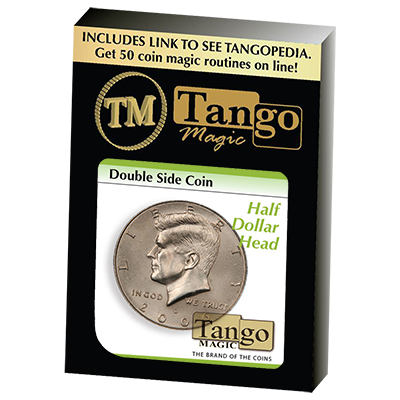 Double Side Half Dollar (Heads) by Tango Magic