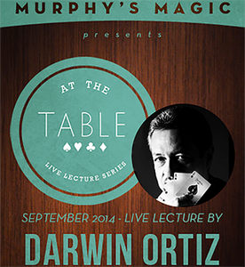 At the Table Live Lecture - Darwin Ortiz 9/3/2014 - video DOWNLOAD