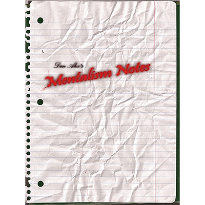 Mentalism Notes by Dan Alex - eBook DOWNLOAD