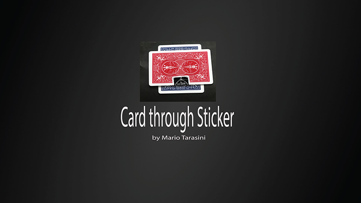 Card through Sticker by Mario Tarasini video DOWNLOAD