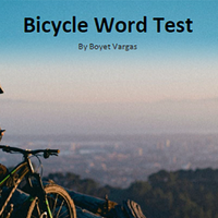 Bicycle Word Test by Boyet Vargas ebook DOWNLOAD