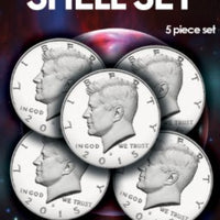Expanded Shell and Inserts (Kennedy Half Dollar) by Roy Kueppers