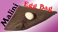 Malini Egg Bag (Red, Soft) with Wood Egg by MAK Magic
