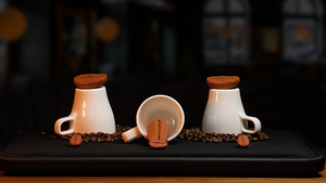 Amazing Coffee Cups & Beans by Adam Wilber