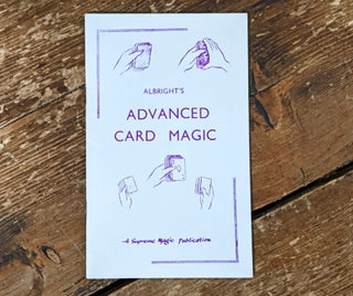 Albright's Advanced Card Magic by Howard P. Albright - Rare Book