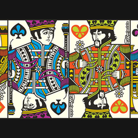 The Beatles (Green) Playing Cards by theory11