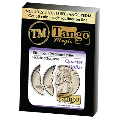 Bite Out Coin (US Quarter) by Tango Magic