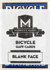 Blank Face Bicycle Cards (Blue) by USPCC