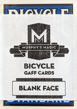 Blank Face Bicycle Cards (Blue) by USPCC