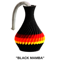 The American Prayer Vase Genie Bottle (Black Mamba) by Big Guy's Magic