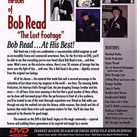 The Impromptu Miracles of Bob Read - The Lost Footage by L&L Publishing - DVD