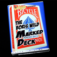 Boris Wild Marked Deck (Red, Bicycle Maiden Back) by Boris Wild