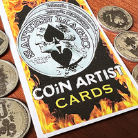 Coin Artist (6 Quarters, Card Pack) by Mark Traversoni
