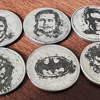 Coin Artist (6 Quarters, Super Hero/Celebrity) by Mark Traversoni