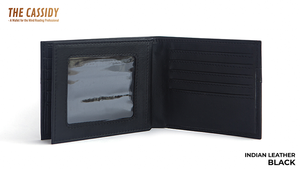 The Cassidy Wallet (Black) by Nakul Shenoy
