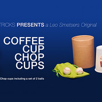 Coffee Cup Chop Cup (3 cups and 2 balls) by Leo Smetsers