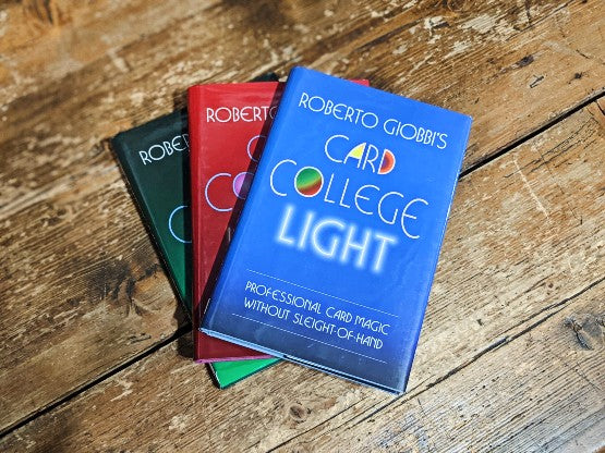 Card College Light, Lighter, Lightest (3 Volume Set) by Roberto Giobbi - Used Books