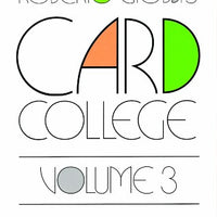 Card College, Volume 3 by Roberto Giobbi - Book