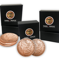 Copper Morgan Expanded Shell (plus 4 Regular Coins) by Tango Magic